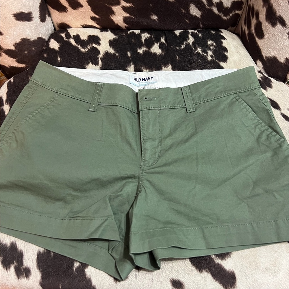 Y2K Low Rise Green Casual Preppy Shorts
